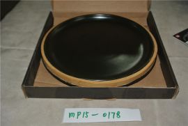 JIA Inc. Lotus leaf 20cm Black plate