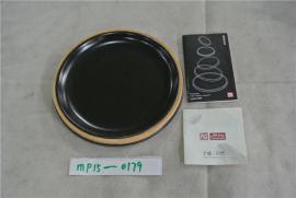 JIA Inc. Lotus leaf 16cm Black plate