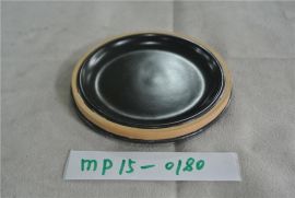 JIA Inc. Lotus leaf 12cm Black plate