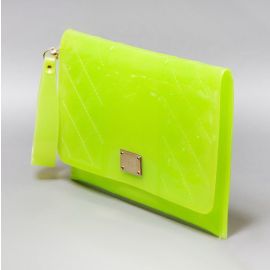 Hervê Guyel HERVE GUYEL GLAM BAG GOMMA GIALLO FLUO Yellow