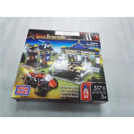 MEGA BLOKS 517 PCS TRUE LEGENDS KARATE MASTER DOJO SHOWDOWN 3 NINJA FIGURES