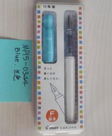 Pilot Kakuno Fine-Nib Fountain Pen White Body Blue Soft Cap (FKA-1SR SLF)
