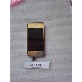 Gold iPhone4 Replacement LCD Touch Screen Digitizer Assembly +button 