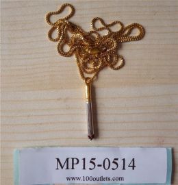 GAS BIJOUX Cigerate pendant gold Necklace IN07CIGA4L