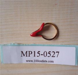 GAS BIJOUX red high-heel shoe ring