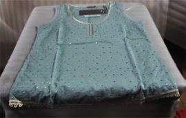 Gustav Women Yellow Dot&Star sleeveless shirt light blue38