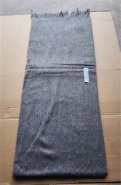 PASHMINA RJCC Wool cashmere shawl grey 180*70cm