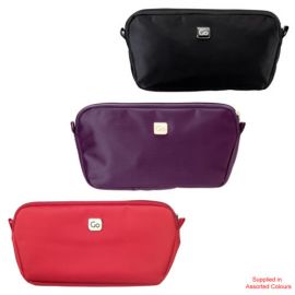 Go Travel Cosmetic Bag with jewellery pocker Supplied in Assorted Colours 