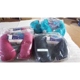 Go Travel 2in1 Travel Pillow Purple/Black/Blue