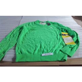 Abercrombie Fitch Mens V-neck  Crystal Sweater M Green