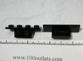 LEGO 1*2 to 1*4 Bridge connect Bricks Parts Pieces black