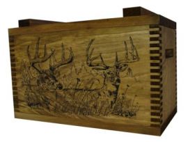 Evans Sports TC1-66 Standard Ammo/Accessory Case - Two Trophy Deer Imprint
