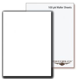 Inkedibles Premium Organic Wafer Sheets (100 pack, A4) 0.3mm 