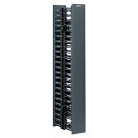 Panduit WMPV45E Vertical Cable Manager Black 