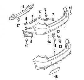 Subaru BRKT SD R WR7 LH 57717FG120 BRACKET