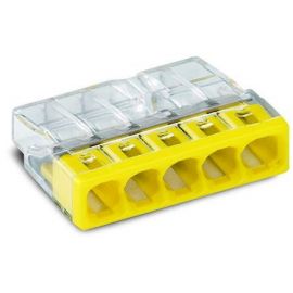 10pcs WAGO 2273-205 COMPACT CONN F. JUNCTION BOX YELLOW