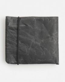 Siwa Japan short wallet (Black) Material:Soft Naoron