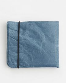 Siwa Japan short wallet (Light Black blue) Material:Soft Naoron