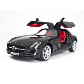 Silverlit 1:16 Scale Mercedes-Benz SLS AMG Interactive Bluetooth Remote Control Car with Sound System (Black) 86074