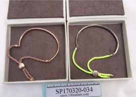 Monica Vinader Fiji Friendship Bracelet Rose Gold Vermail/Fluoro Yellow