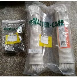 McMASTER-CARR Stainless Steel Hanging Pulley for Fibrous Rope for 1/4" Rope Diameter & Grip Cotton Rope 1/4"(6.35mm) 100ft(30.48m)