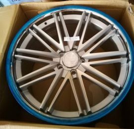 19X10 Concept One Executive Edition CS16 5x100+114.3 ET35 Silver Machined Wheel