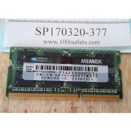 Lenovo DDR3 4GB RAM MEMOX SODIMM 1333 Mhz Laptop Memory Module 