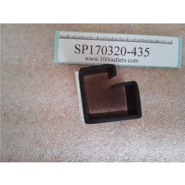100pcs Essentra Components OFCC-16A-RT OPT FIBER COIL Cable Clip C-Type Black Adhesive 