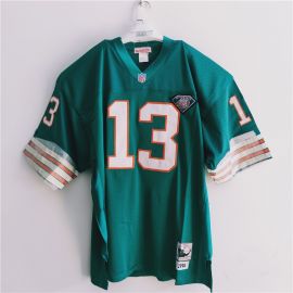 Mitchell & Ness 1994 Dan Marino #13 NFL Miami Dolphins 75th Anniversary  Green Jersey 48/52/54