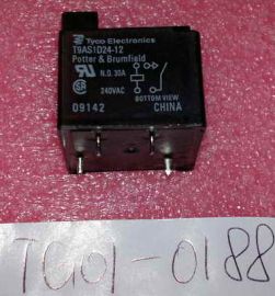 TYCO TE CONNECTIVITY T9AS1D24-12 RELAY SPNO 12VDC