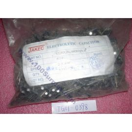 100pcs JAKEC ELECTROLYTIC CAPACITOR ECSX2R2M050PLR 22uF 50V $0.2/pc