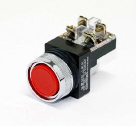 HANYOUNG NUX CR-251-1 Red Push Button Switch 1a1b 5A 250VAC $2/pc