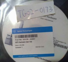 Agilent G3170-64007 5975 Hardware User Info CD compact disk