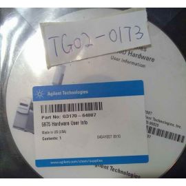 Agilent G3170-64007 5975 Hardware User Info CD compact disk