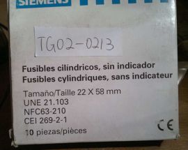 SIEMENS NFC63-210 Fuse 22*58mm