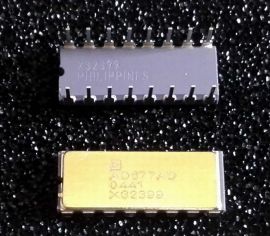 Lot 2 AD677AD chips Analog Devices IC ADC 16BIT SAMPLING 16CDIP $55/PC