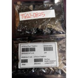 BAG OF 200 Fox Electronics FS7.372P FOXSLF/073-20 CRYSTAL 7.3728MHZ $0.125/pc