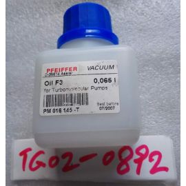 Pfeiffer Vacuum D-35614 Asslar F3 Turbo Pump Oil  PM016145T For Turbomolecular Pump 65ML
