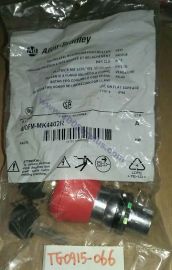 AB Allen-Bradley 800FM-MK4402R Key-release Push Button Switch Red