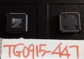 Lot 2 Analog Devices chips ADM7568BP IC DAC 12BIT LC2MOS OCTAL 44PLCC $30/pc