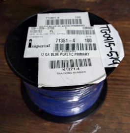 Imperial 71351-4 100feet 12 GA  BLUE  PLASTIC PRIMARY Cable
