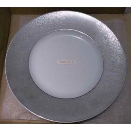 BERNARDAUD PHOEBE DUNE Assiette Plate 32CM Aile Large