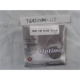 Optimo NK55-1.56 S:-6.00 C:-1.00 AR-Coated single vision lens