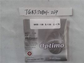 Optimo NK55-1.56 S:-1.00 C:-1.75 AR-Coated single vision lens