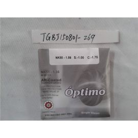 Optimo NK55-1.56 S:-1.00 C:-1.75 AR-Coated single vision lens