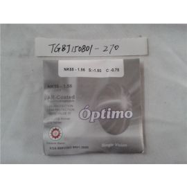 Optimo NK55-1.56 S:-1.50 C:-0.75 AR-Coated single vision lens