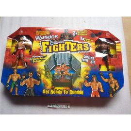 X-treme Action Fighters Figures 2xFighter Figures 1xCage of Chaos FIRE DRAGON vs NIGHT WOLF
