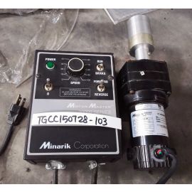 Minarik Motor Master 2000 Series Controller & 507-01-137 26-999-1304-011 DC gearmotor