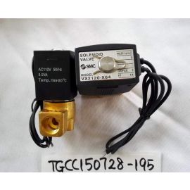 SMC 110VAC Solenoid Valve VX2120-X64 