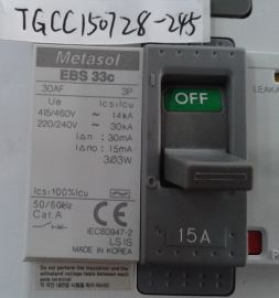 LS Metasol EBS 33c 15A 3P Molded Case Circuit Breaker